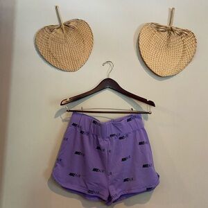 Nike running shorts.